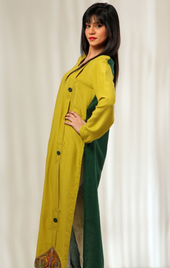 Latest Casual Dresses for Girls 2015 - Pakistani Casual Designs | HowPk