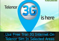 Free 3G Service By Telenor in Lahore, Islamabad, Karachi [howpk.com]