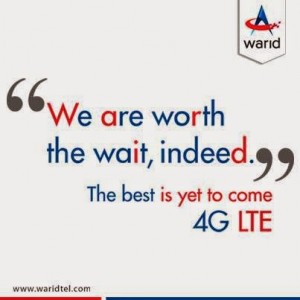 Warid 4G LTE - Warid Telecom give 4G LTE Service in Pakistan [howpk.com]