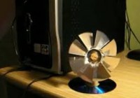 How to make Fan from CD DVD - End of Summer and heat [howpk.com]