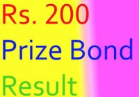 Latest 200 prize bond list 2014 Draw Held on 16 June 2014 [howpk.com]