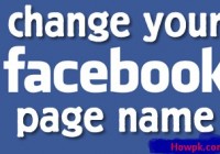 Easy way to change facebook page name 2014 trick [howpk.com]