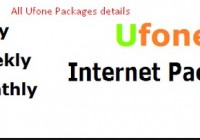 Ufone Mobile Internet Packages daily, weekly, Monthly [howpk.com]