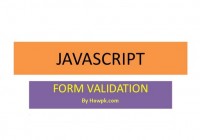 Make validating input form using JavaScript in HTML [howpk.com]