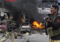 Suicide Bomb Attack in Lahore Near Police Lines [howpk.com]