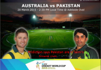 Pakistan Predict to won the quarter final against Australia [howpk.com]