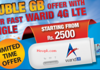 Warid 4G LTE Wingle with Double Bundle Package [howpk.com[