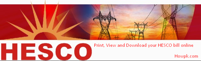 Download HESCO Bill Online - Check Hyderabad Electricity Bill [howpk.com]