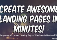 GetResponse VS Lander - Best Landing Page Builder [howpk.com]