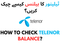 check telenor balance