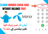 Telenor Number Check Code Without Balance Free