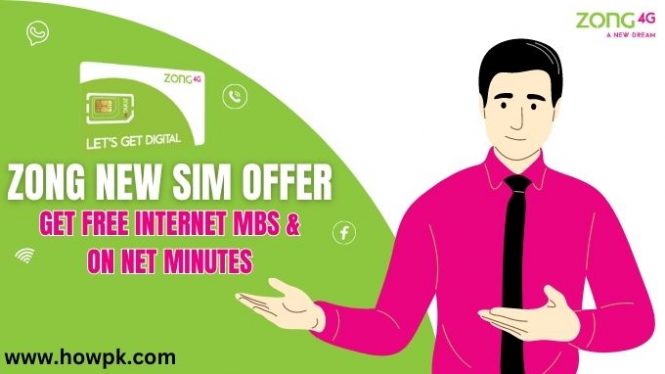 zong band sim offer code 50 gb